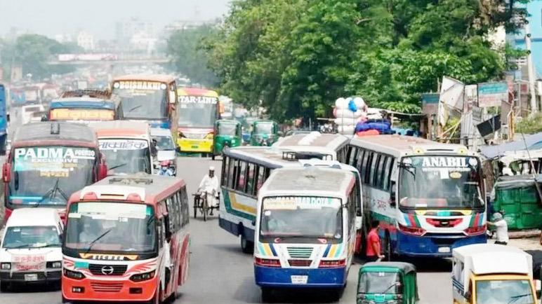 এপ্রিল থেকে ঢাকার রাস্তায় বাস রাখা নিষিদ্ধ, দুই মেয়রের সিদ্ধান্ত 