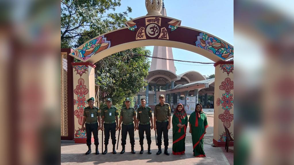 পূজামণ্ডপে সোয়া ২ লাখ আনসার সদস্য মোতায়েন