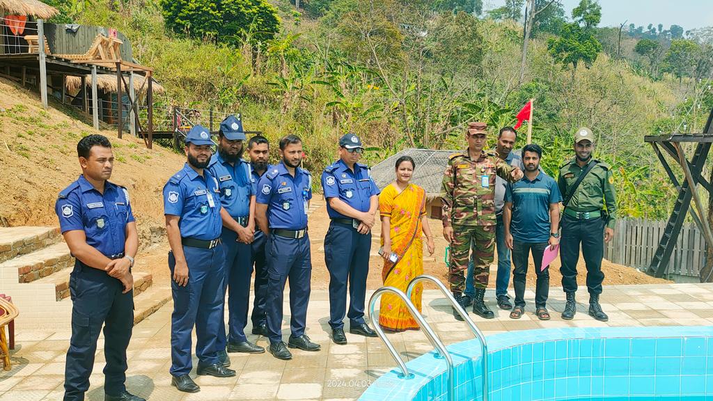 সাজেকে পাহাড় কেটে সুইমিংপুল: মেঘপল্লী রিসোর্টকে জরিমানা 