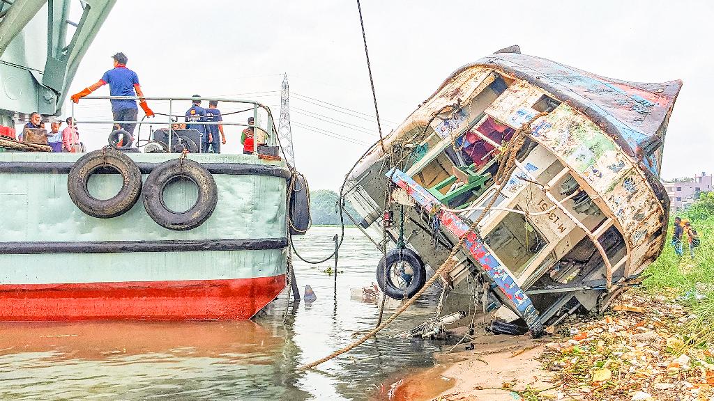 রাতের নৌপথে আতঙ্ক বাল্কহেড