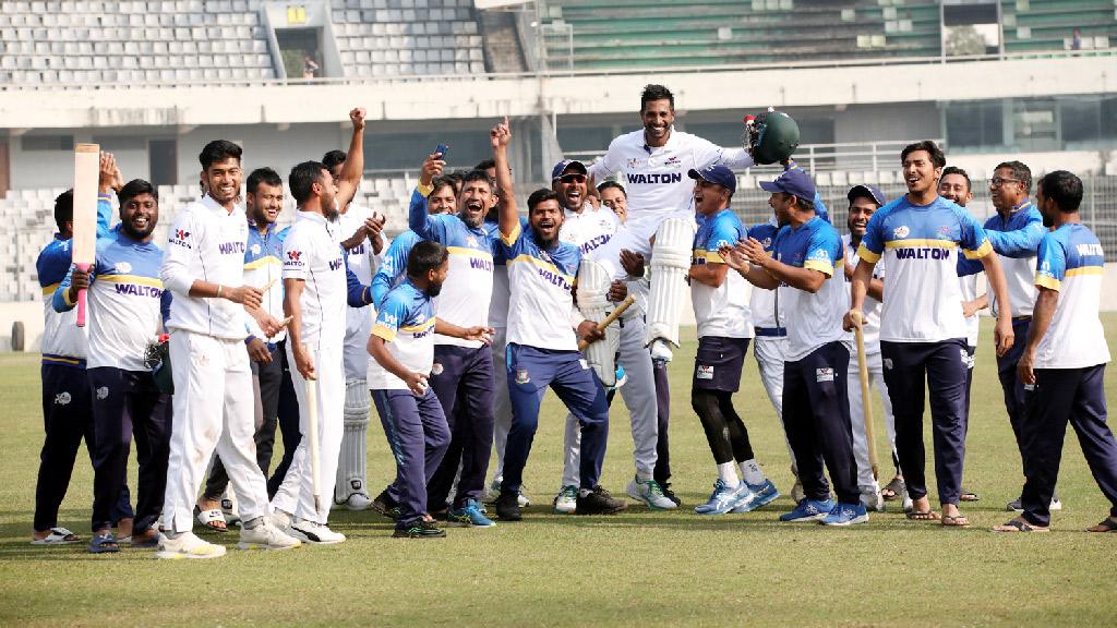 শুভাগতর জোড়া সেঞ্চুরিতে বিসিএলের চ্যাম্পিয়ন মধ্যাঞ্চল 