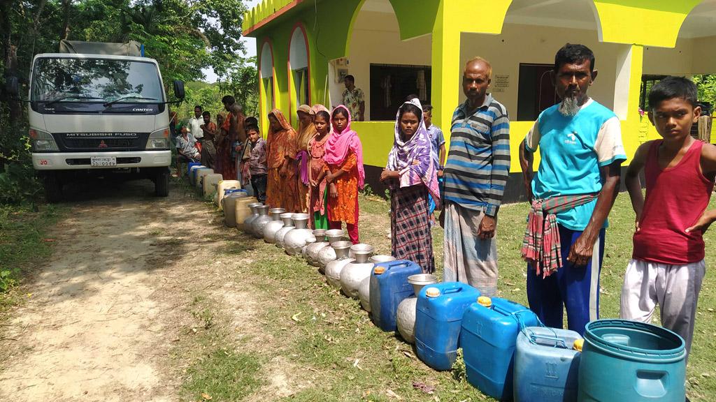 ভ্রাম্যমাণ প্ল্যান্টের পানিতে স্বস্তি