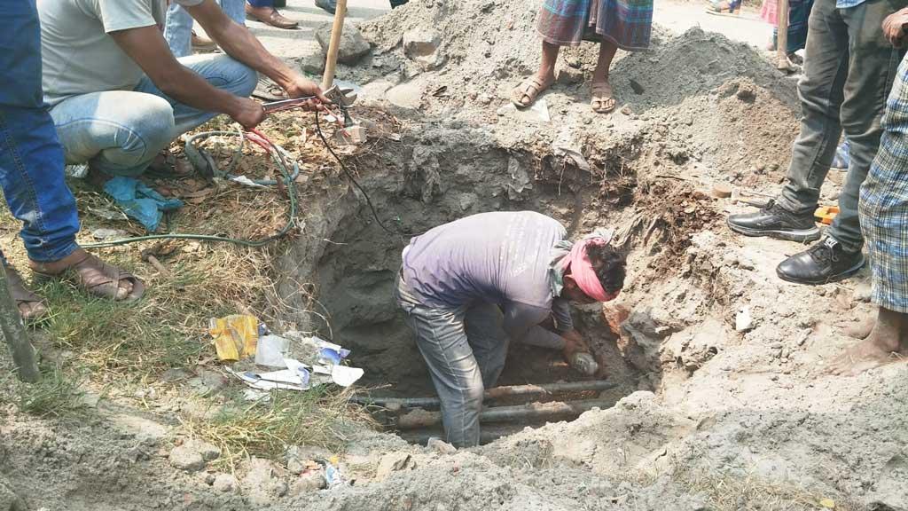 মুন্সিগঞ্জের গজারিয়ায় ১০ কিমি অবৈধ গ্যাস সংযোগ বিচ্ছিন্ন