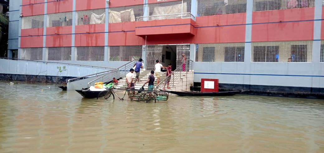 সিলেট নগর ও ৪ উপজেলার নিম্নাঞ্চল প্লাবিত