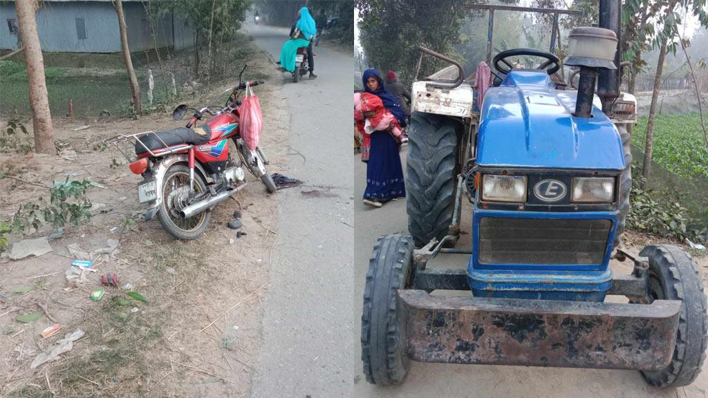 বীরগঞ্জে ট্রাক্টরের ধাক্কায় মোটরসাইকেল আরোহী নিহত