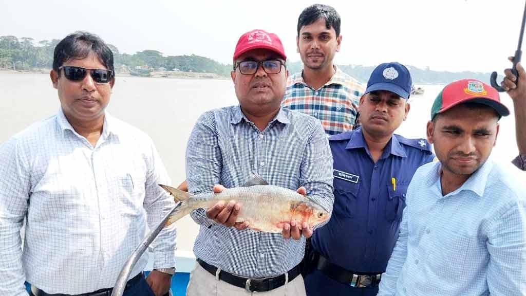 নিষেধাজ্ঞা না মেনে ইলিশ শিকারের দায়ে ৫ দিনে ৬৯ জেলে আটক