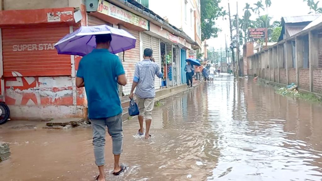 চাঁদপুরে দুই দিনে ৮৩ মিলিমিটার বৃষ্টিপাত রেকর্ড